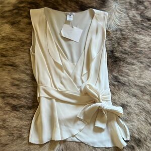 ❤️ Oscar de la Renta Cream Blouse top